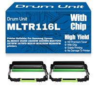 para Samsung Xpress Unidad de Tambor Compatible MLT-R116L Tambor de Imagen SL-M2625 2625D 2825DW 2825WN M2675FN 2875FW 2875FD M2835 M2825DW M2885FW 9000 páginas,2PC-Black