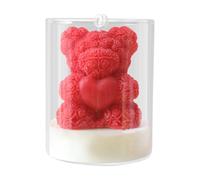 Para San - Decoración con en forma de corazón | Fragancia romántica, vela de soja, vela perfumada para propuesta de boda, cena, cita, habitación