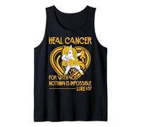 Para Sanar Cáncer para con Dios nada es imposible Camiseta sin Mangas