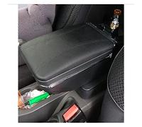 Para Sandero Para Caja Reposabrazos Stepway Caja Contenido Tienda Central Con Portavasos Cenicero Productos Decoración Con Interfaz USB Caja Almacenamiento Apoyabrazos(A black black line)