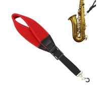 Para saxofón alto - Entre cuello para saxofón barítono ajustable, accesorio instrumento musical con gancho metálico para concierto, escenario, oboe, fagota, clarinete bajo