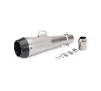Para Scooter Motocross Dirt Bike Moto 300cc tubo inox escape moto | Para 600cc 1000cc 51MM tubo de Escape de motocicleta M4 Escape GP Moto Pot silenciador Slip on(D)