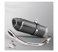 Para Scooter para sym para kymco 125 Racing S escape de scooter para 125cc 150cc 152qmi 157qmj tubo motor tubo inox escape moto(TYPE-D)