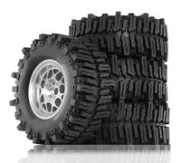 para SCX10 II III Pro para TRX4 para TRX6 D90 VS4-10 para MST CFX 2, 1/10 Neumáticos Rueda Coche Trepador Control Remoto Modelo Accesorio Piezas Mejora RC Coche NeumáTico Piezas