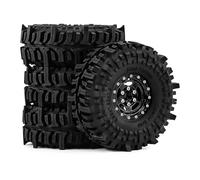 para SCX10 para TRX4 90046 YKRC Thor 1/10 1,9 Pulgadas Ruedas Metal Neumáticos Barro Modelo Accesorio Ensamblar Piezas Repuesto Modificadas Neumáticos Coche RC