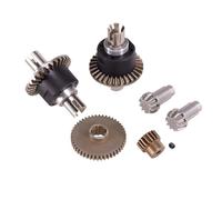 Para SCY 16101 16102Pro 16103 Q130 1/16 RC Car Upgrade Metal Diferencial Ensamblaje Motor Activo Engranaje Grande Piezas Accesorios Piezas Maquetas RC