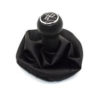 para Seat para Ibiza 2002-2010 Perilla Cambio Marchas De 5 Velocidades con Funda De Cuero PU Coche Pomo Palanca Cambios
