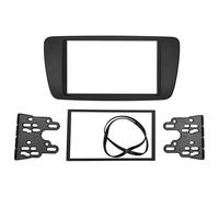para Seat para Ibiza 2008+ Adaptador 2 DIN para CD Panel Embellecedor Interfaz Estéreo Radio Marco De Salpicadero QAQMHVCVB
