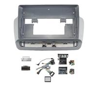 para Seat para Ibiza 2012-2015 1Din 9 Pulgadas Coche Marco Fascia Adaptador Caja Canbus Android Radio Tablero Montaje Panel Kit Marco de Radio(Cable de Marco Canbus)