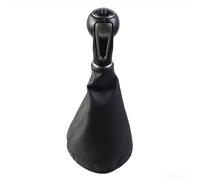 Para Seat para IBIZA 4 6J (2009-2017) Pomo de palanca de cambios manual con cuero cosido negro y coincidencia dimensional consistente