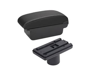 Para Seat Para Ibiza 6j 6L Caja De Reposabrazos De Coche Caja Almacenamiento De Contenido De Tienda Central Con Portavasos Cenicero Productos Con USB(C3 NOUSB)