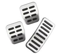 Para Seat Para Ibiza 6K 6L 6J AT MT Cubierta De Pedal Coche Pedales Almohadillas Cubiertas Pastilla Freno Embrague Cubre Pedales Reposapiés(MT)