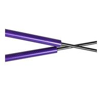 Para SEAT Para Ibiza KJ 6F 2017-2023 Capó Delantero Modificar Puntales De Gas Soporte De Elevación Amortiguadores(Purple carbon fiber)