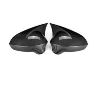 Para SEAT Para Ibiza Para 6J 2008-2017 Tapa Cubierta Espejo Lateral Tipo Alerón Coche Par Adicional Para Retrovisor Cubierta Espejo Ala Lateral Puerta(Carbon Fiber Look)