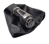 para Seat para Ibiza para IV Pomo Palanca Cambios Coche Funda Cuero Palanca De Cambios Coche Pomo Palanca Cambios(R6-Speed)