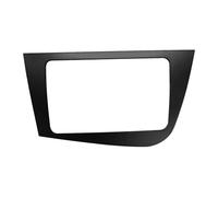 para Seat para León 2005-2012, Panel Frontal De Radio Doble DIN, Unidad Principal Estéreo, Montaje En Tablero.(Black)