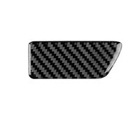 Para Seat Para León 2013-2020 LHD RHD Adorno Del Interruptor La Caja Del Acompañante Delantero Coche Pegatina De Fibra Carbono Suave Auténtica YIJIAVSX(For LHD Black)