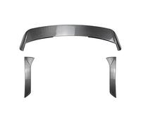 para Seat para Leon 5F FR MK3 5 Puertas 2013-2019 Alerón Lateral De Ventana Trasera Embellecedor Coche Labio Techo Trasero Maletero ala Alerón De Techo(3pcs Carbon Look)