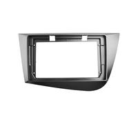 Para Seat Para Leon Doble Din Radio Fascias CD DVD Marco Panel Estéreo Kit De Montaje Tablero Bisel GPS Marco Placa Frontal Radio(9 inch)