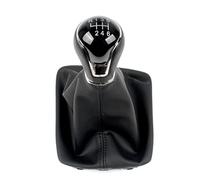 para Seat para Leon III 3 MK3 5F 2012-2016 2017 Caja De Cambios Manual Coche 5/6 Perilla Palanca De Cambios De Velocidad Manija con Bota De Cuero PU Pomos para Palanca Coche