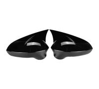 Para Seat Para Leon MK2 1P Facelift/para Ibiza MK4 6J Para Exeo 3R 2008-2017 Tapas Cubierta Espejo Retrovisor Lateral Cubiertas Espejos Coche Cubierta Espejo Ala Lateral(Gloss Black)