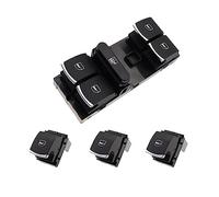 Para Seat para Leon MK2, botón de Control de interruptor principal de ventanilla eléctrica 5ND959857 Botonera Elevaluna (Size : Set)