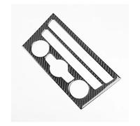 Para Seat Para León MK3 2013-2020 Botón Del Aire Acondicionado Central Del Coche Pegatina Fibra Carbono Auténtica Y Suave YIJIAVSX(Black Carbon B)