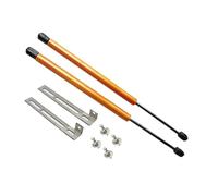 Para SEAT Para Leon MK3 5F 2012-2020 Capó Delantero Modificar Puntales De Gas Soporte De Elevación Amortiguador De Fibra De Carbono(Orange carbon fiber)