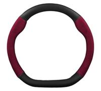 para Seat para Tarraco para Arona para Ateca para Ibiza para Toledo para MII para Leon para Exeo ST Gamuza Protector De Volante Cubierta Auto Cubiertas Volante(Rojo)