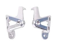 para seña de giro Soportes para faros delanteros de motocicleta compatibles con Honda CB400 VTEC 400 1/2/3 versiones 1999-2007 Soporte de Barra de Luz(Silver)