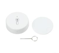 para sensor de humedad de temperatura zigbee 3.0, monitor inalámbrico con precisión de ± 0.3 °C para automatización, compatible con, dispositivo inteligente de control de clima, blanco