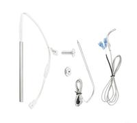 Para sensor de temperatura RTD y kit de encendido para parrillas de pellets Louisiana, elemento de encendido de 200 W 120 V con varilla de calentamiento de 5 pulgadas, cable de acero inoxidable de 48