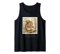 para ser Raro y Construir Personaje Ardilla Profesor de Ciencias Camiseta sin Mangas