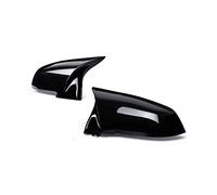 Para Serie 1 2 3 4 Para XM 220i 328i 420i F20 F21 F22 F23 F30 F32 F33 F36 X1 Tapa De La Cubierta Del Espejo Retrovisor Carbon Black Carcasa Cubiertas Espejo Retrovisor(Bright black)