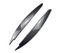 Para Serie 1 E81 E82 E87 E88 2004-2014 Faro Delantero De Coche Cejas Párpados Tapa Moldura Kit De Lámpara De Carrocería Ceja faro coche(aspecto carbono)