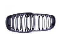 para Serie 1 F20 F21 2011-2014 116i 118i 120i Parachoques Delantero Parrilla Carreras Parrilla Carbono Cromada Radiador Coche Rejillas Delanteras(Matte Black)