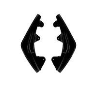 para Serie 1 F20 F21 para LCI para M-Sport para Lateral Parachoques Trasero Cubierta Esquina Embellecedor Divisor Alerón Arranque Faldón Lateral para Automóvil(Gloss Black)