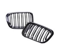 Para Serie 3 E46 1998-2002 2003 2/4 Puertas Cubierta Parrilla Carreras Fibra Carbono Parachoques Superior Delantero Parrillas Riñón Rejillas Delanteras