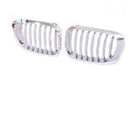 para Serie 3 E46 2 Puertas 1998-2002 Pre-Facelift 2000-2007 M3 Coupé Cabriolet Parrilla De Riñón De Una Sola Lama Delanteras Tipo Riñón(All Chrome)