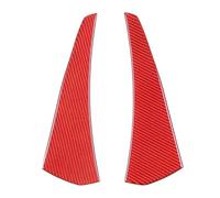 Para Serie 3 E90 2005-2012 Pegatina Decorativa Para El Lateral De La Salida De Escape Trasera Del Coche Accesorio Interior HLWXMDZ(Red carbon fibe)