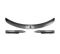 para Serie 3 E90 E91 para M-Tech 2005 2006 2007 2008 Protector De Parachoques Delantero Separador Inferior Alerón Parachoques Delantero(Carbon Look 2)