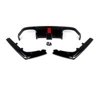 para Serie 3 F30 Dedicado Al Modelo para M3 Alerón De Parachoques Trasero con Luz De Freno LED Difusor Trasero Coche(Black LED)