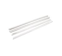 Para Serie 3 F30 F31 2013-2019 4 Uds Panel Puerta Cubierta Rayas Moldura Adornos Tira Kits Decorativos(Plata)