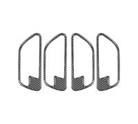 Para Serie 3 GT F30 F34 2013-2018 Cubiertas Decorativas Interiores Para Manijas De Puertas IENQBVL(Black carbon fiber)