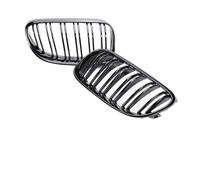para Serie 3 M3 E92 E93 para LCI 2010 2011 2012 2013 330i 335 Parachoques Delantero Parrilla Riñón Carbono Parrillas Carreras Rejillas Delanteras(Dual Gloss Black)