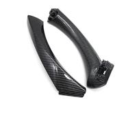 Para Serie 3 Para E90 Para E91 Para E92 316 318 320 325 328i LHD RHD Cubierta Manija Tirador Puerta Interior Embellecedor Coche Interior Maneta Tirador(Carbonfiber Right)