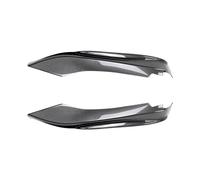 para Serie 4 F32 F33 F36 MTech Sport Air Vent Splitter Lip Parachoques Delantero Cubierta Alerón Lateral(Aspecto de Fibra de Carbono)