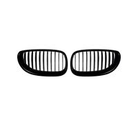 Para Serie 5 E60 E61 Para M5 525i 528i 530i 535i 550i 2004-2010 Rejilla Delantera Tipo Riñón Parachoques Superior Capó Malla Rejillas Rejilla Riñón Delanteras(Single Slat Style)