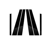 Para Serie 5 E60 E61 Sedán 2004-2010 Moldura De Ventana Pegatina Para Columna BC Postes De Pilares Tira Decorativa En Negro Brillante DYDGUTUFB