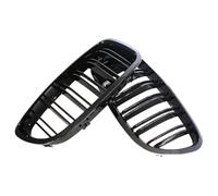 Para Serie 5 F10 F11 F18 520d 530d 540i 2010-2017 Parrilla De Riñón Doble Para Coche Delantero De Rejilla(Double Line Black)